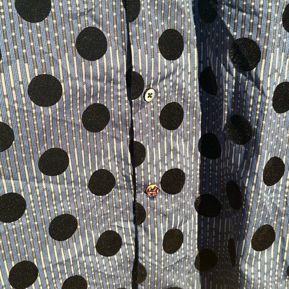 Visconti Black Long Sleeve Button Down Shirt - Picture 4 of 6